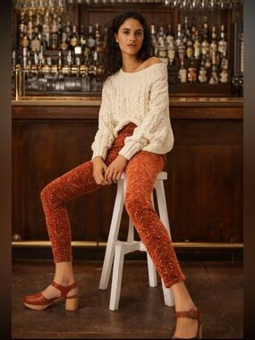 ANTHROPOLOGY  Pilcro Corduroy Jeans Pants Size 25.